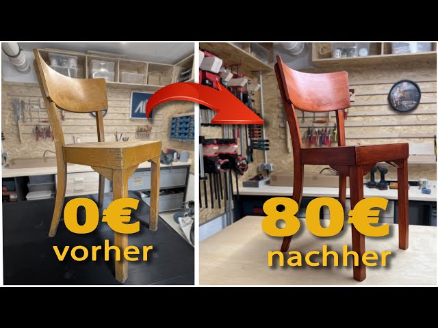 30 Jahre alten Stuhl reparieren, so habe ich es gemacht! ★Ali Der Bastler★