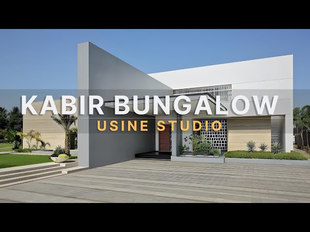 Kabir Bungalow by Usine Studio: Conteporary Single Family Dwelling in Baroda, Gujarat