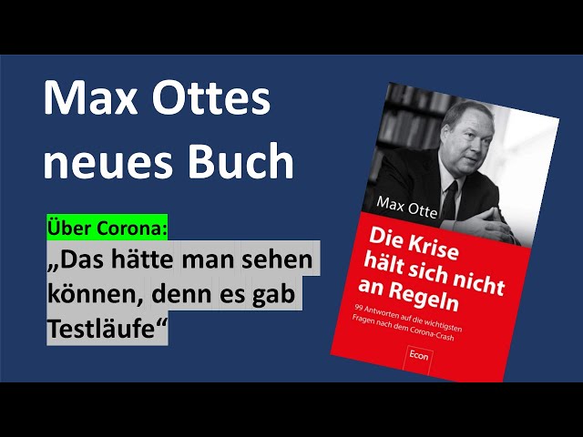 Max Otte - Die Krise hält sich nicht an Regeln - BUCHVORSTELLUNG [PI POLITIK SPEZIAL]