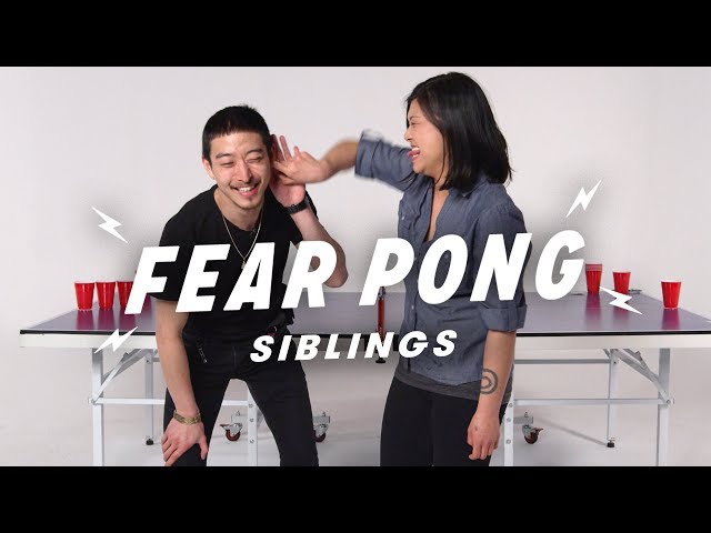 Brother vs. Sister  (Alstein & Stephanie) | Fear Pong | Cut
