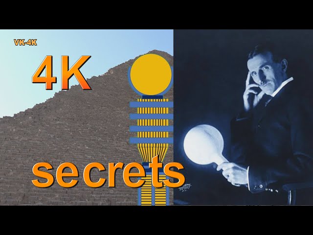 The power plant generators of the pyramids in Giza, Egypt documentary and Nikola Tesla 4K UHD 13#/17