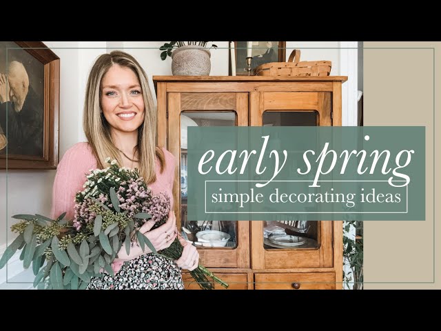 Beautiful Homemaking in Early Spring | Clean + Simplify | Let's Talk Idleness | DIY Bookshelf
