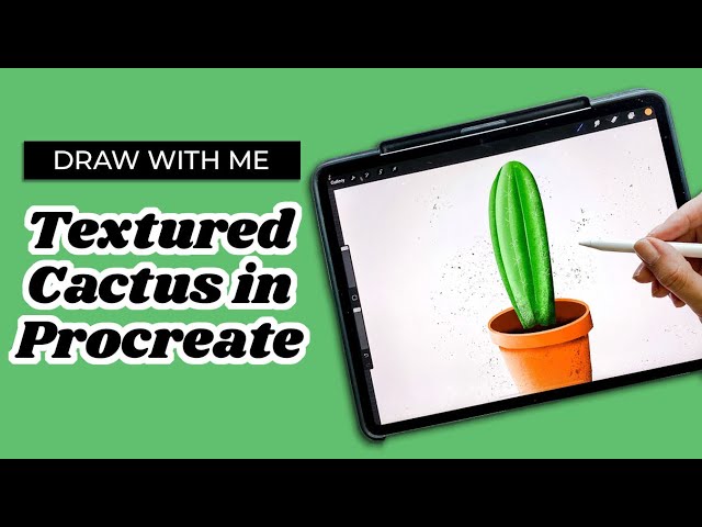 How to Draw a Textural Cactus