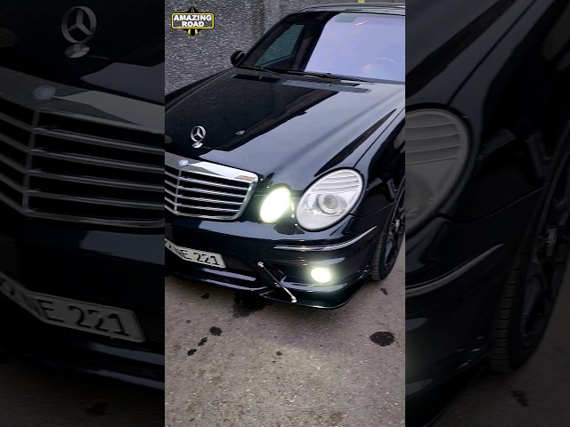 Replacing the dashboard with an E55 AMG 160 mp/h to 320 km/h Mercedes W211 Upgrade AMG V8 #shorts
