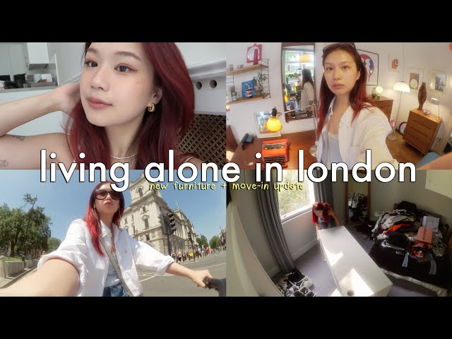 VLOG | Living Alone in London + new furniture!