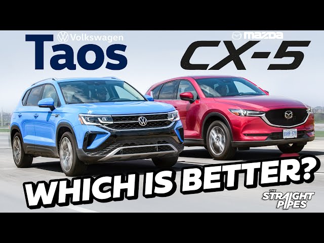 2022 VW Taos vs Mazda CX-5 Review - BEST AFFORDABLE LUXURY SUVs