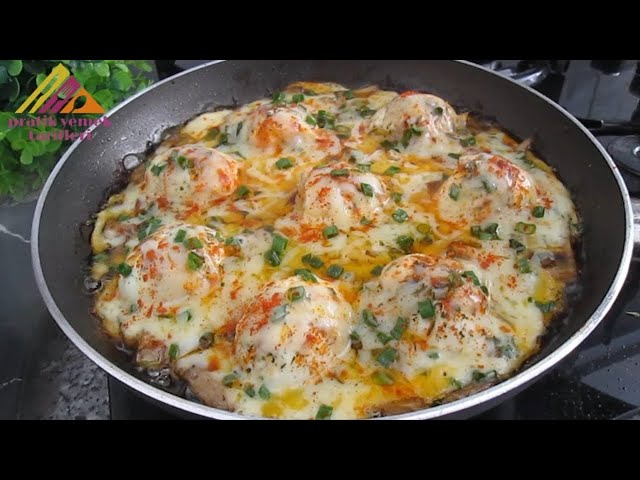 Simple and easy breakfast! I have never eaten such delicious eggs! Quick Recipe.