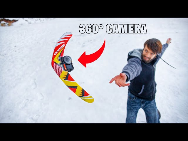 Insta360 Camera on a Boomerang!