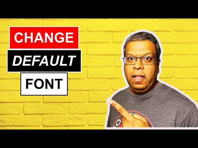Notepad++ Change Default Font
