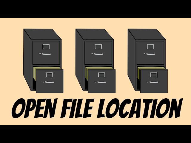 Open file location of an App in Windows 10