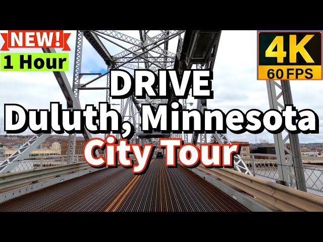 Drive Duluth, Minnesota | Entire City Tour Drive | 4K Drive