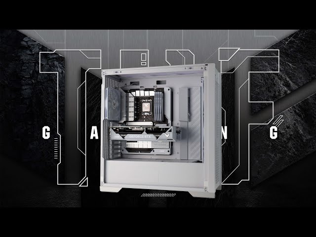 BACK TO THE FUTURE:  ASUS  BTF TUF LINE UP Z790, 4070TI SUPER, GT 302 TUF GAMING CASE OVERVIEW.
