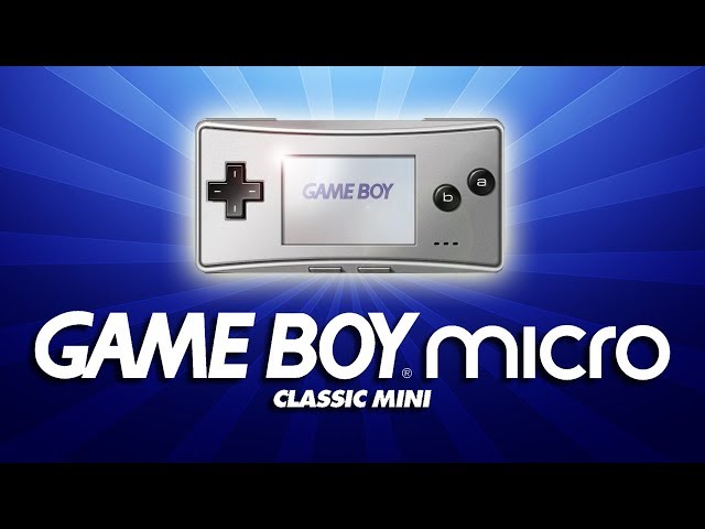 Introducing the Nintendo Game Boy Micro Classic Edition