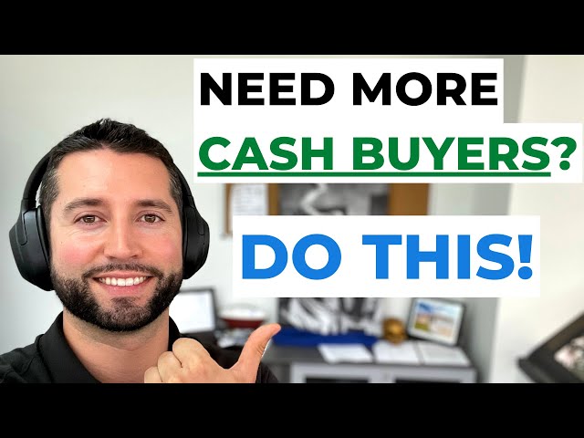 Cash Buyers: NEED MORE FOR WHOLESALING? DO THIS!