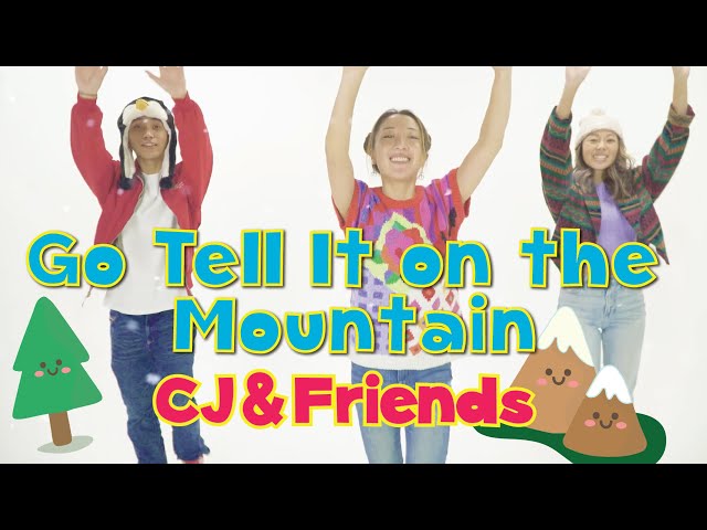 Go Tell It on the Mountain ❄️CJ and Friends | Christmas Dance-A-Long with Lyrics
