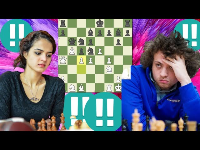 Perfect chess game 8 , Hans Niemann vs Tania Sachdev 5