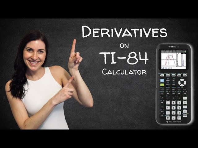 Find the Derivative on a TI-84 Plus Calculator