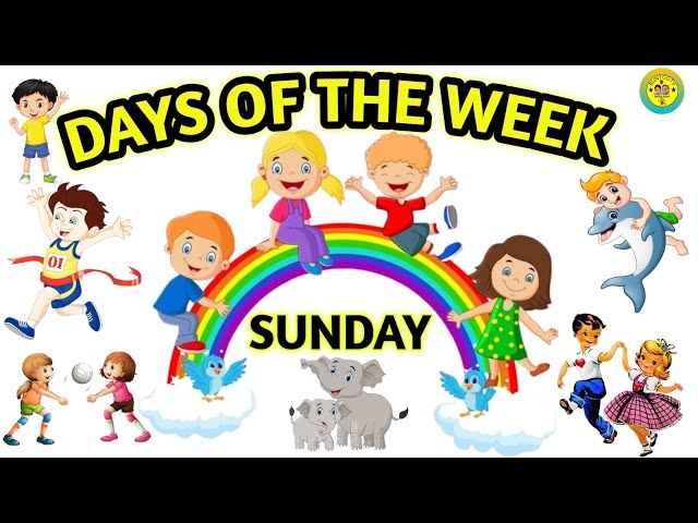 Weeks Name!! Sunday Monday!! week of the day with spelling. names of days of the week #BUNTOOTV#KIDS