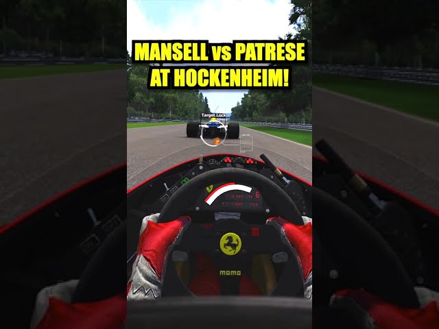 Mansell vs Patrese at Hockenheim - Target Locked! [VR] #shorts