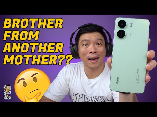 Redmi 13C - Brother from Another Mother of POCO C65 ft EDIFIER WH700NB