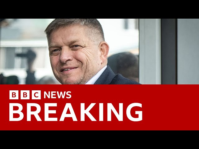 Slovak Prime Minister Robert Fico shot in Handlova | BBC News