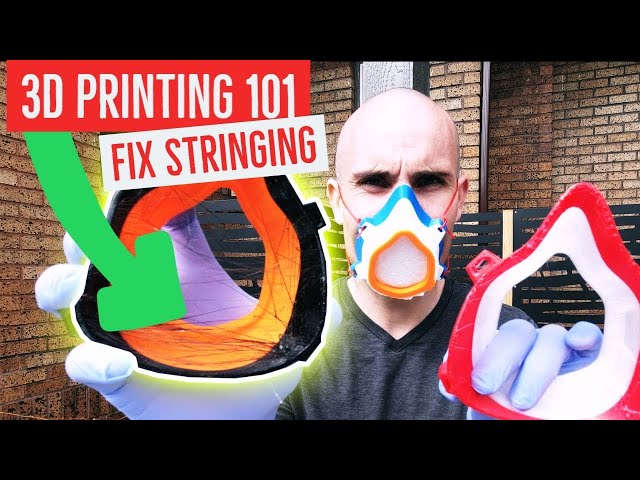 Fix 3D print stringing and prevent it from happening #3dPrinting