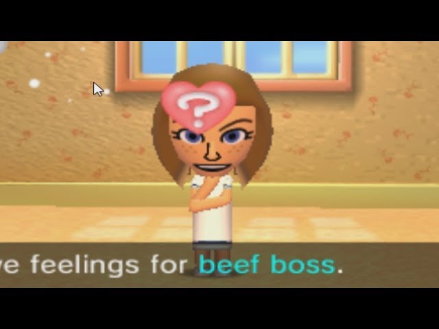 abby is in love with beef boss on tomodachi life...