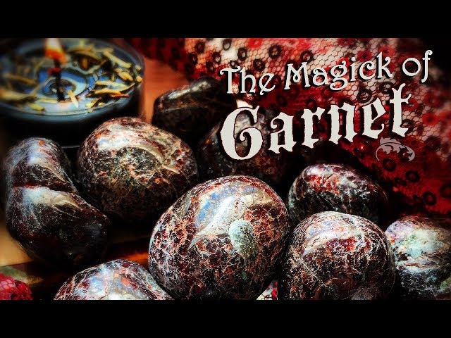 The Magick of Red Garnet ~ The White Witch Parlour