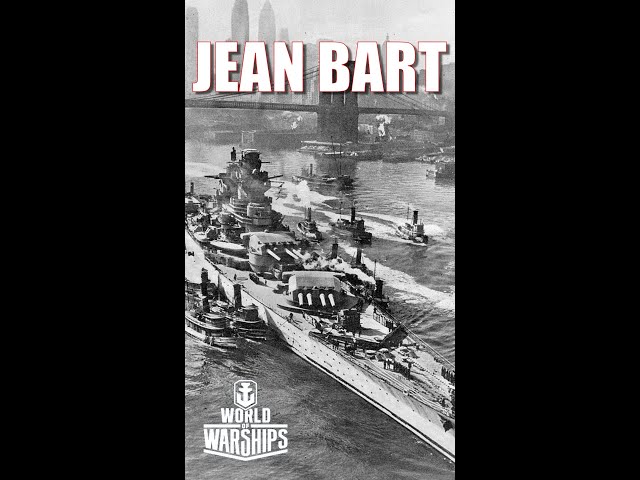 Jean Bart WW2 Naval Hstory #shorts #worldofwarships  #history #ww2 #warships #navalhistory