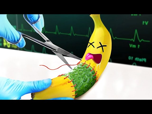 Fruitsurgery (WORLD OF DOODLES) | Emergency fruit Surgery on а Banana | from Goodland