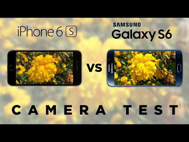 iPhone 6s vs Samsung Galaxy S6 Camera Test Comparison