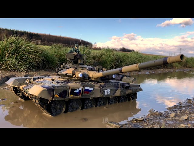 MUD BATTLE, T-90 Russian Tank ♦ Ukraine