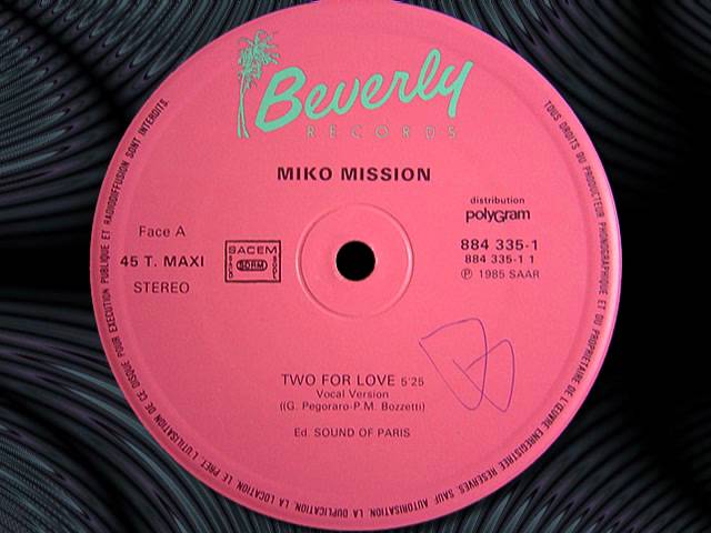 MIKO MISSION   "Two For Love"  12"