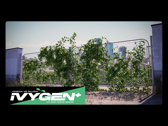 IVYGEN+ - Ivy and Hedge Generator Plugin for Cinema 4D
