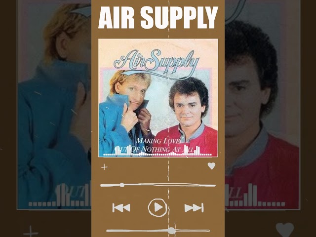 Best Air Supply Songs 🎤 #airsupply #softrock #shorts #rock