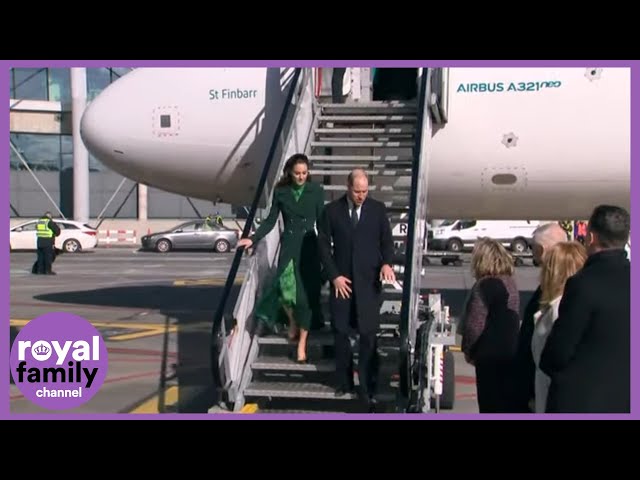 Prince William and Kate Middleton Touch Down in Dublin Ahead of Ireland Tour