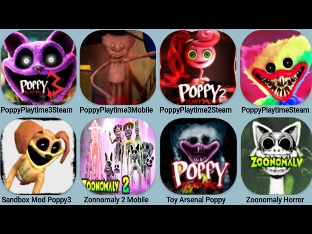 Poppy Playtime 3 Mobile , Poppy2, Poppy Mobi, Sandbox - All Mod Boss Dogday, Zoonomaly 2 ,ZoonoHorro