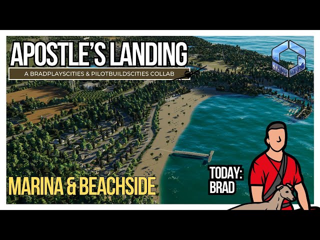 Detailed Marina & Beachside Town! - Cities Skylines 2 | Apostle's Landing