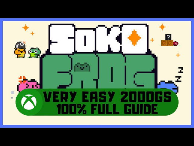 SokoFrog #Xbox 100% Achievement Walkthrough - Very Easy 2000GS