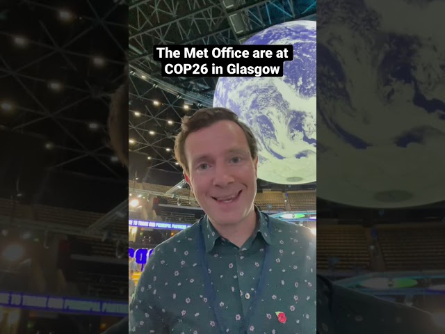 We are at COP26 in Glasgow providing the science for the discussions