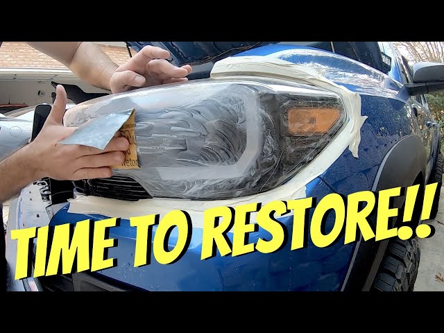 How to Properly Restore and Tint Headlights & Taillights!