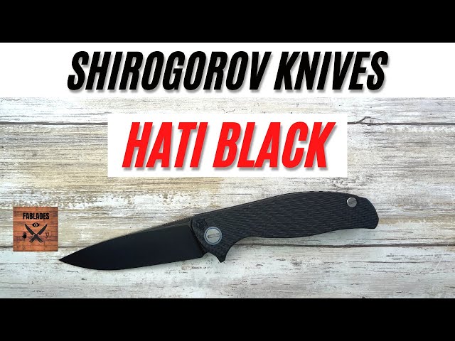 Shirogorov Custom Division Hati Black Pocketknife. Fablades Full Review