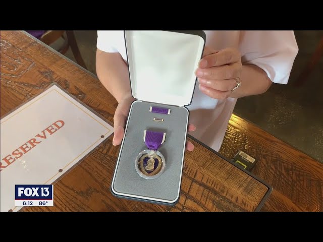 Family of Iwo Jima veteran receives his Purple Heart