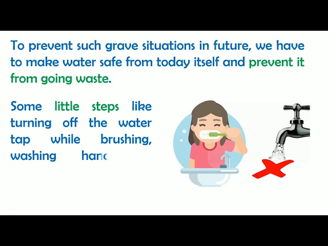 Essay on save water save life in english| Smart Learning Tube