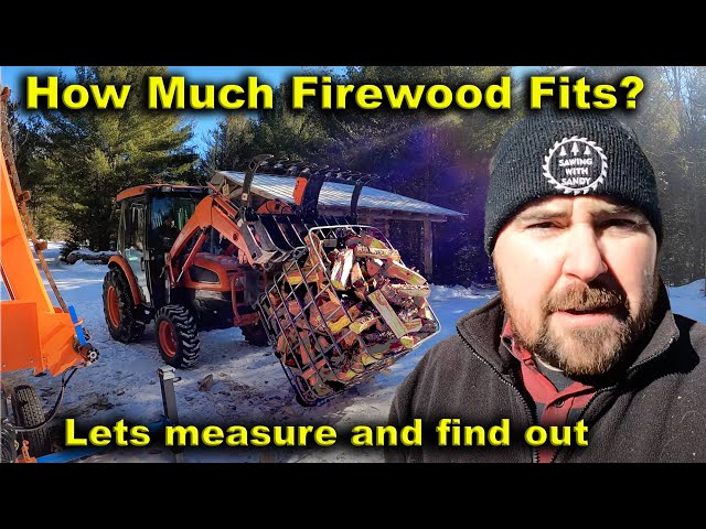 How Much Firewood Fits in IBC Cage?