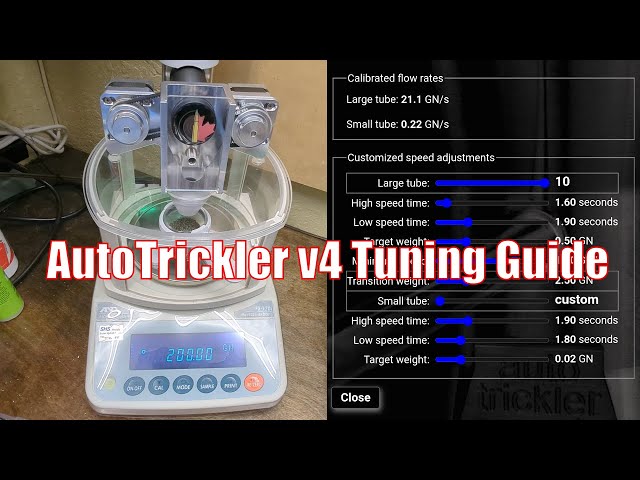 AutoTrickler v4 Tuning Guide