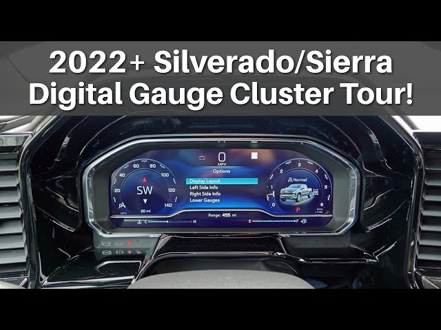 2022+ GM Silverado/Sierra Digital Gauge Cluster | Full Demo!