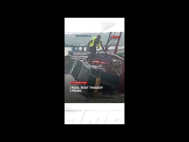 Rizal boat tragedy probe | ANC