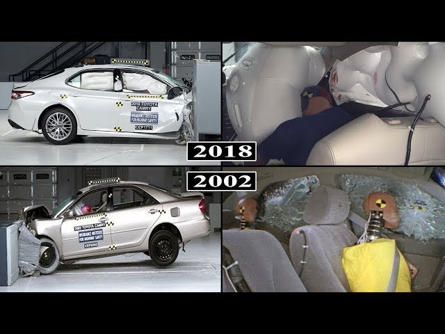 Toyota Camry - Safety Evolution From 2002 to 2018 / crash tests and rating