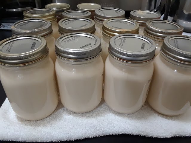 Pressure Canning Milk - 15 Minutes Processing Time